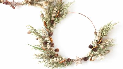 a winter wreath