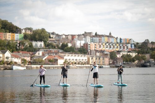 Stand up paddleboarding in Bristol