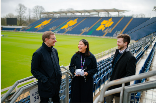 Yuup and City Hospice at Sophia Gardens cricket ground