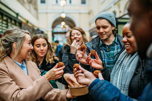 Bristol food tour in St Nicks Market