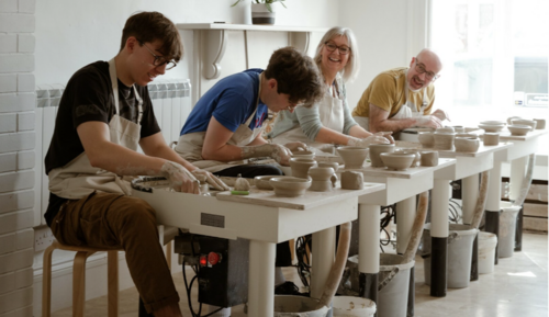 Pottery wheel workshop