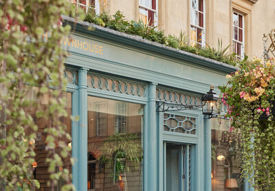 Outside of The Bath Townhouse, Coppa Club in. Bath
