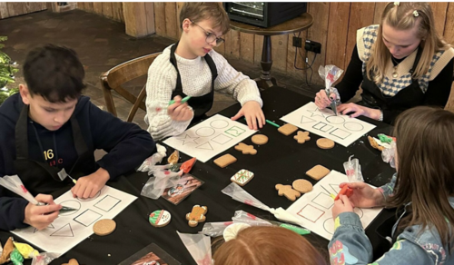 Half term biscuit decorating