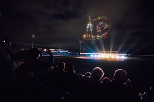 Scrooge drone formation