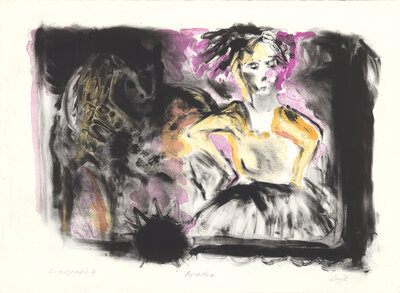 Woman in a Whimsical World of Artistry