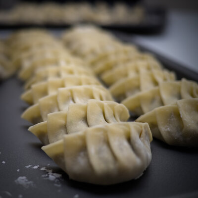 Delightful dumplings ready to shine!