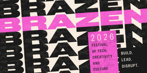 Brazen billboard graphic