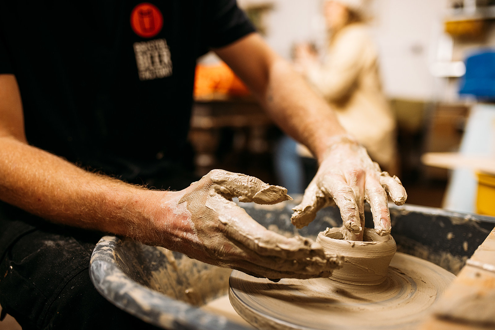 Wheel throwing taster session in Bristol | Pottery for - Yuup