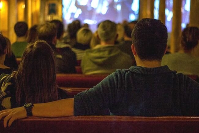 Bristol film festival date night ideas couple watching classic cinema October Yuup