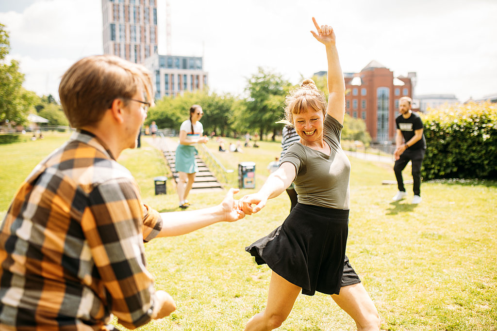 Swing dancing in Bristol