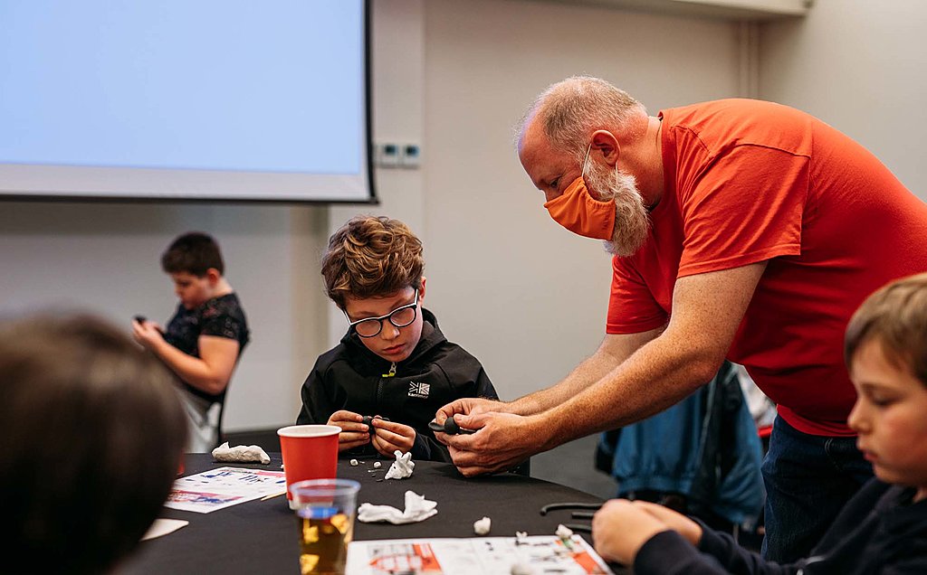 Model making workshop with Aardman